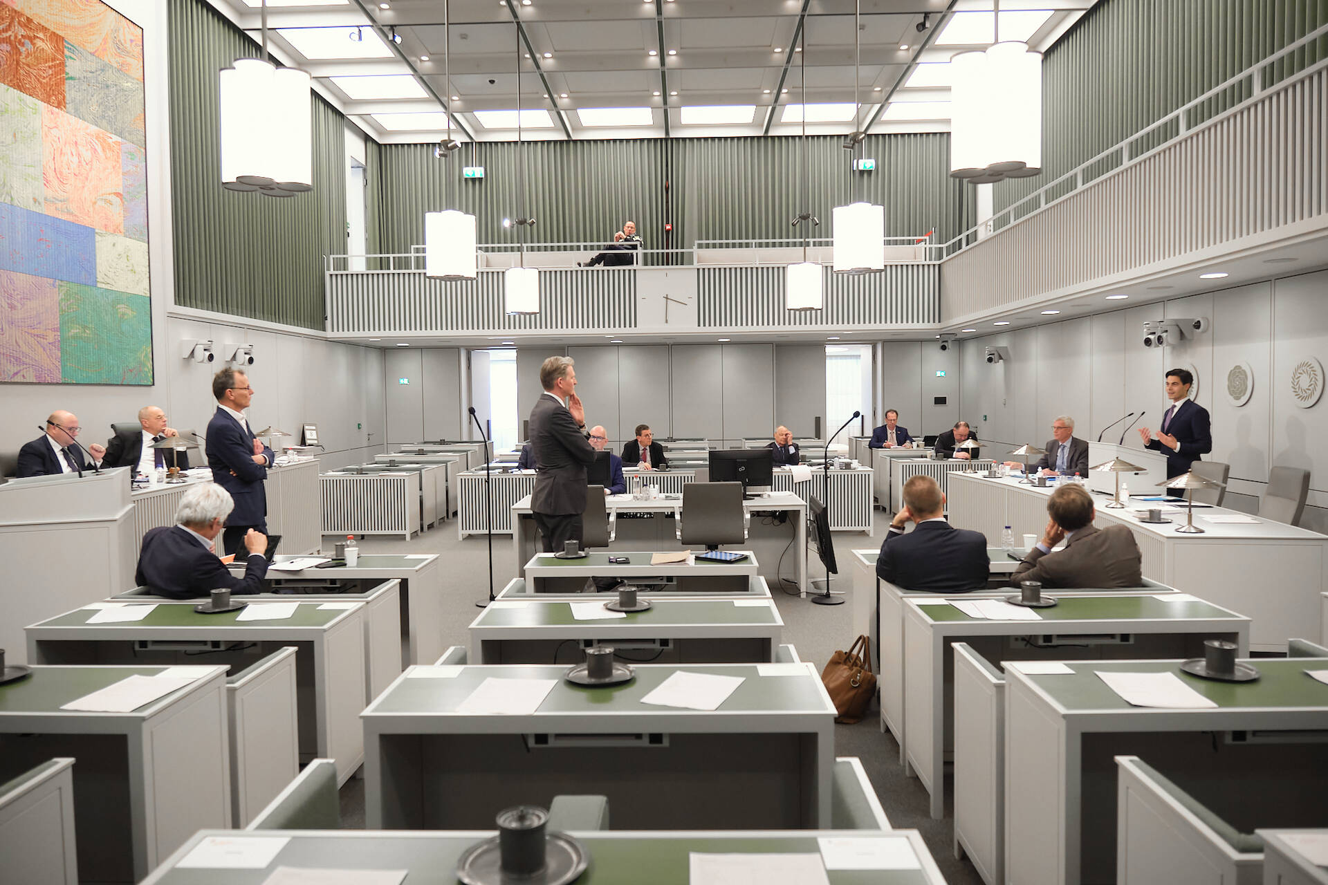 De Kamer tijdens het debat op 8 maart 2022