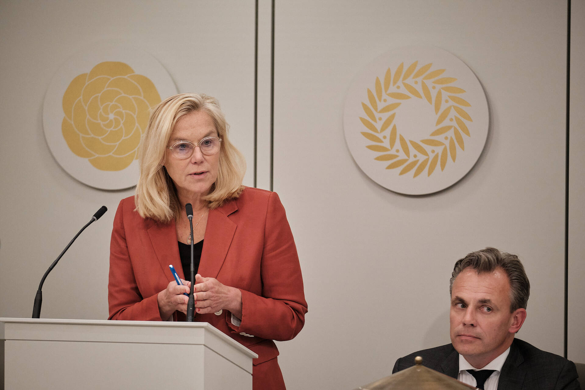 Minister Kaag (Financiën) tijdens het debat op 31 mei 2022