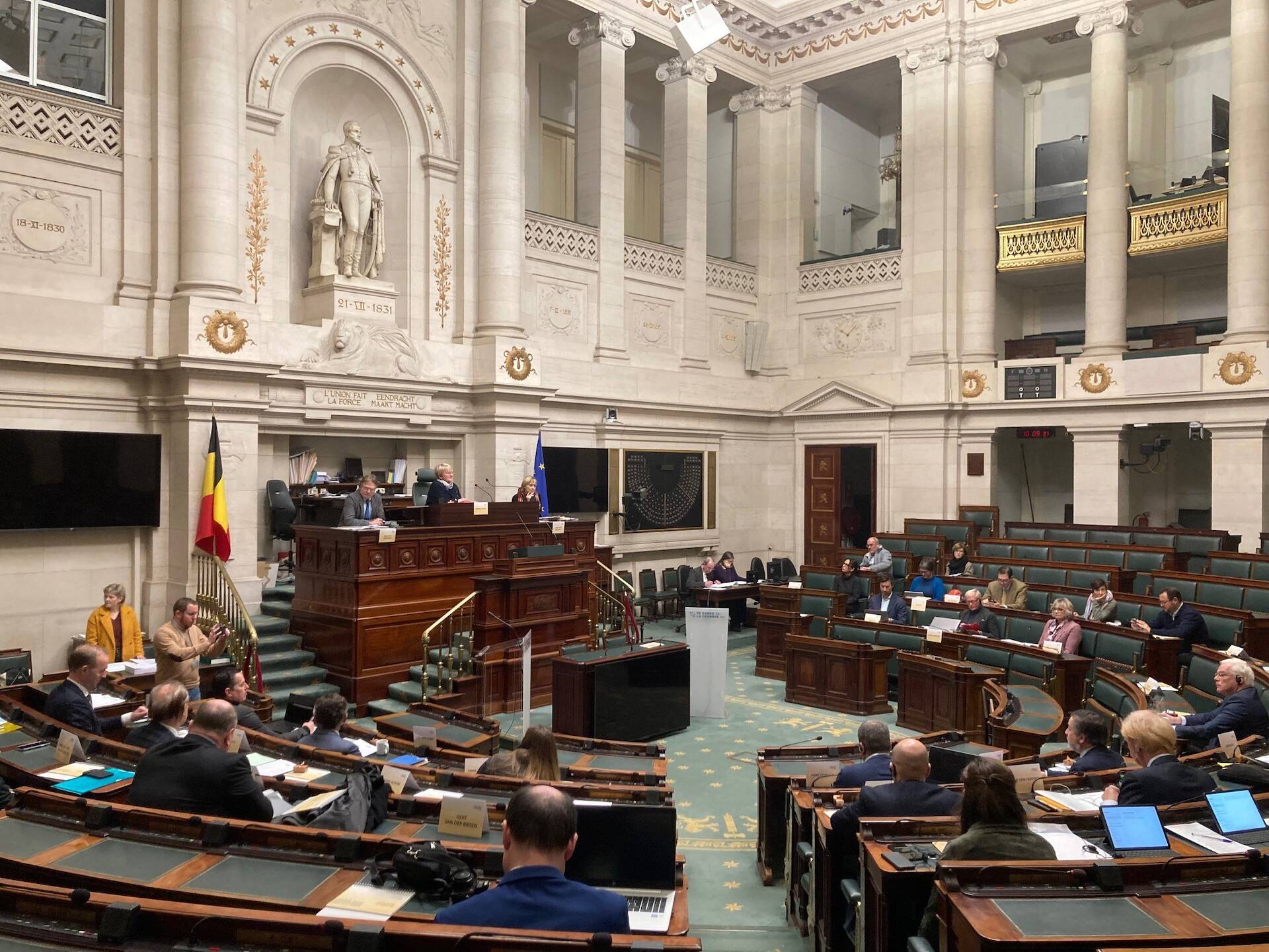 Kamerdelegatie bij Beneluxparlement in Brussel