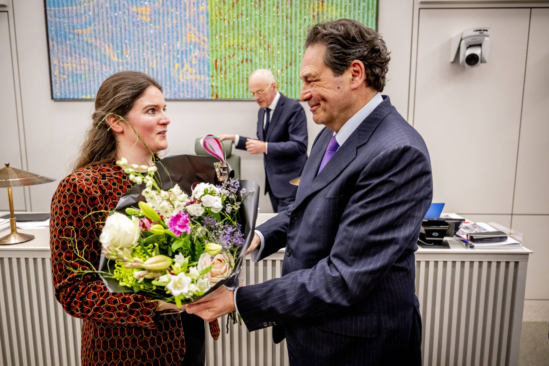 Felicitaties van SP-fractievoorzitter Janssen voor Van Aelst-den Uijl