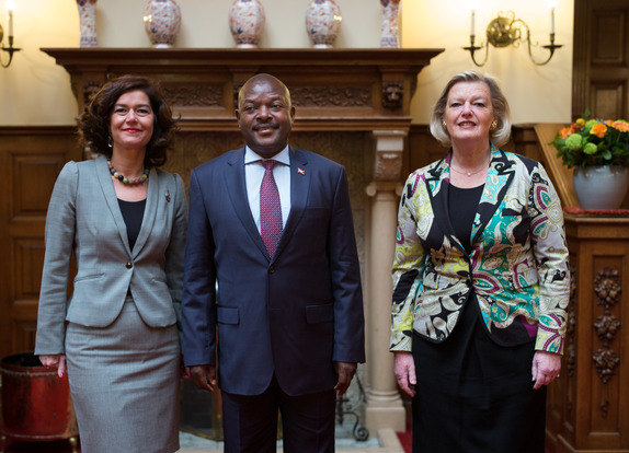 Voorzitters ontvangen President Burundi