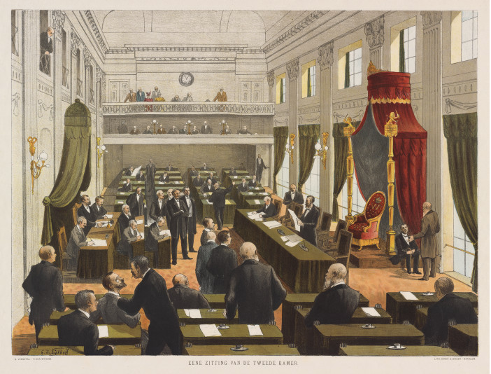 Troon in de Kamer StatenGeneraal