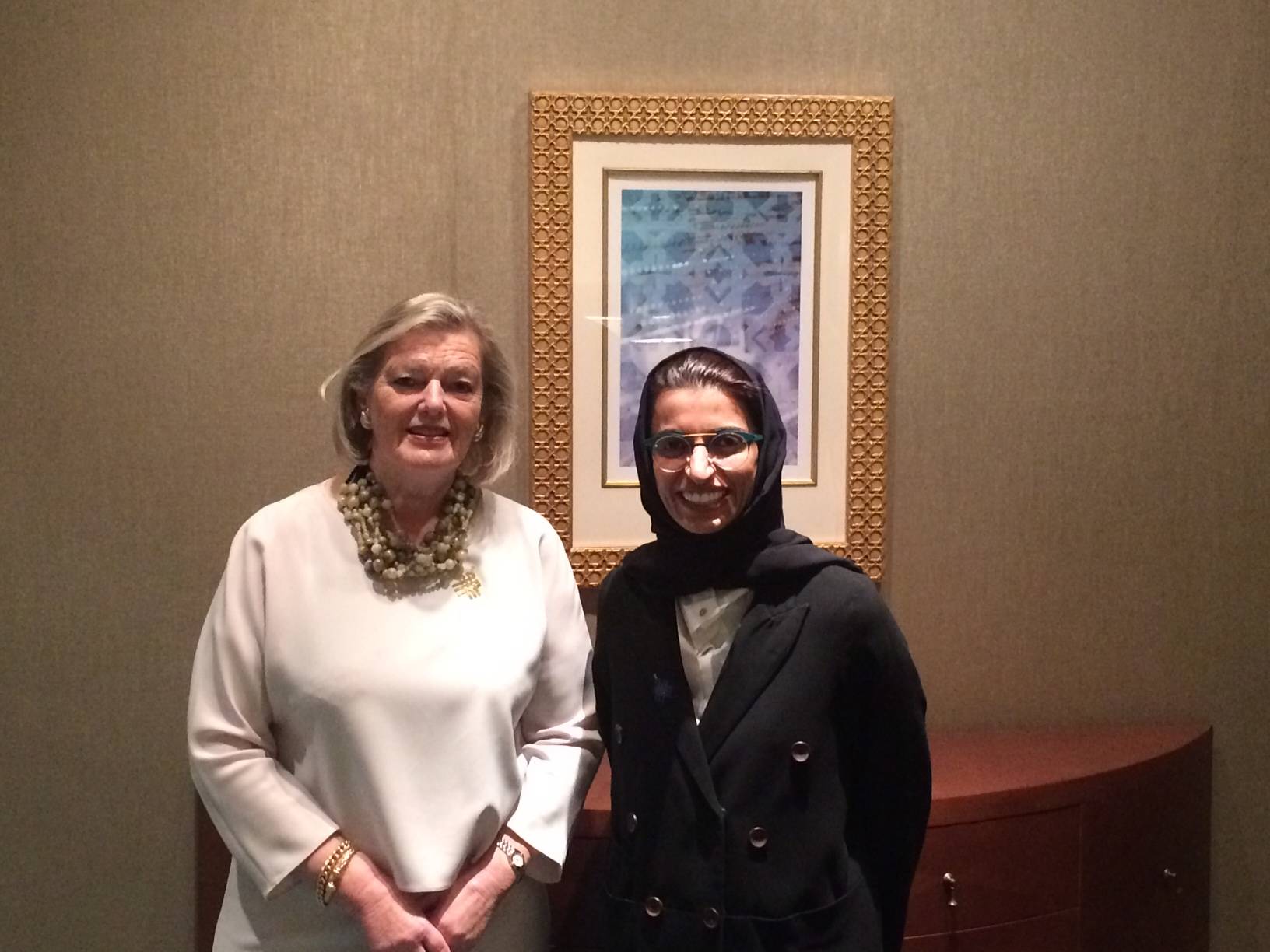 Ontmoeting met de Minister voor parlementaire aangelegenheden, H.E. Noura Al Kaabi