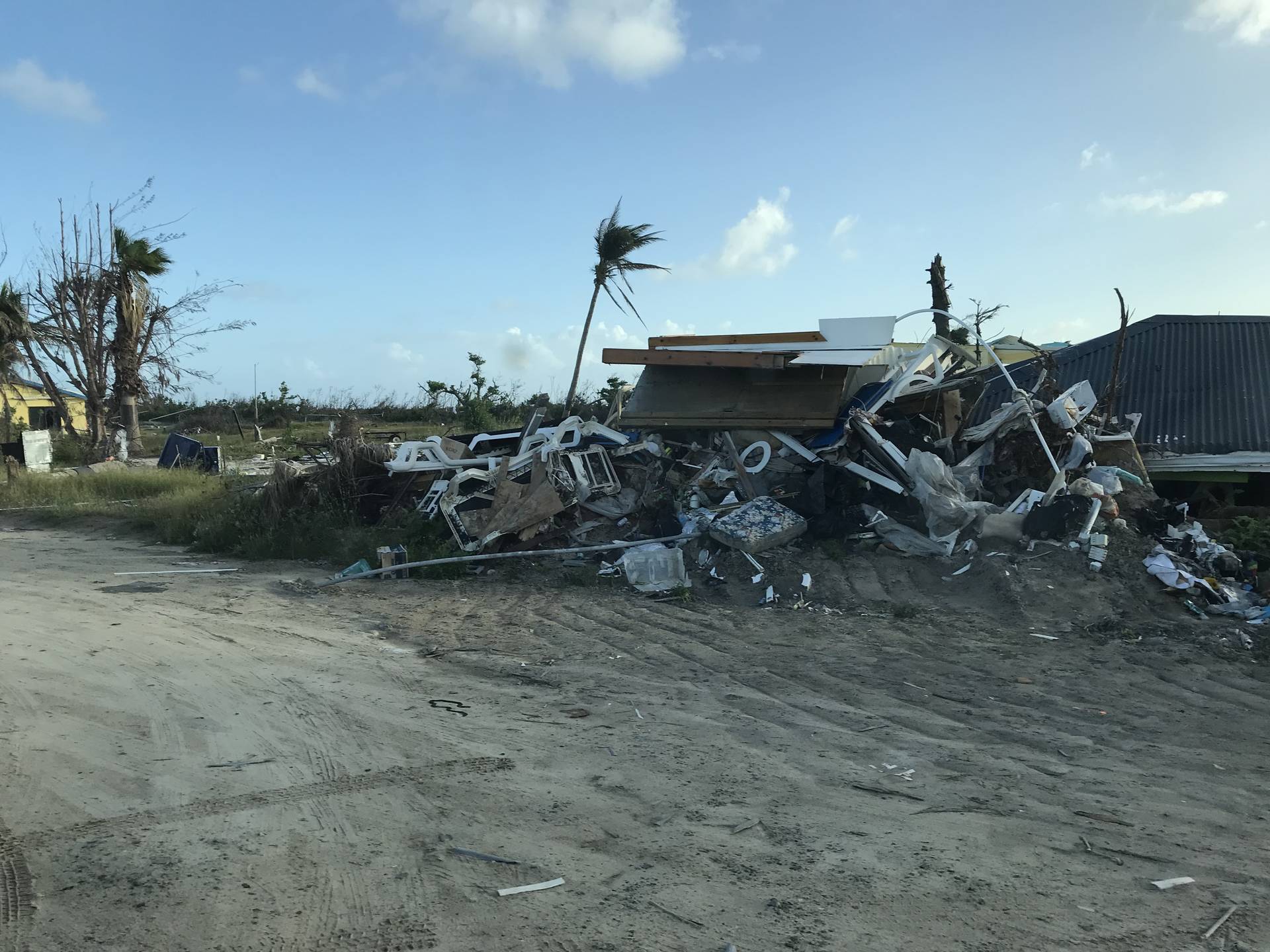 Schade orkaan Irma op Franse deel Sint-Maarten