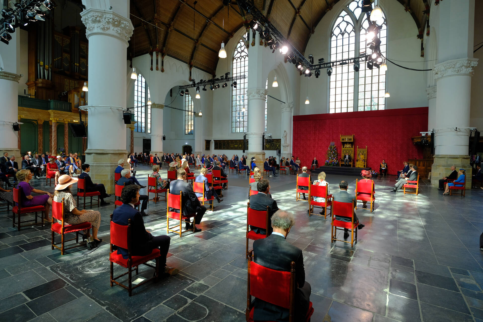 Net als in 2020 zal Prinsjesdag dit jaar plaatsvinden in de Grote Kerk in Den Haag.