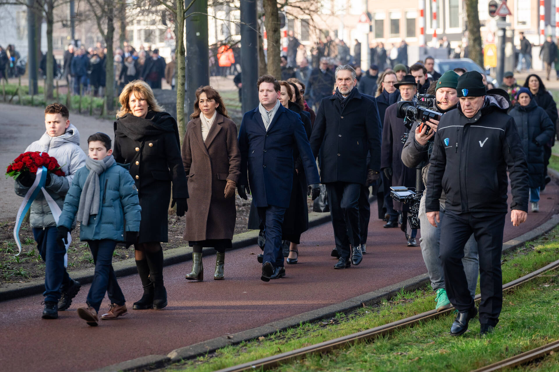 De stille tocht voorafgaand aan de Nationale Holocaust Herdenking op 25 januari 2026
