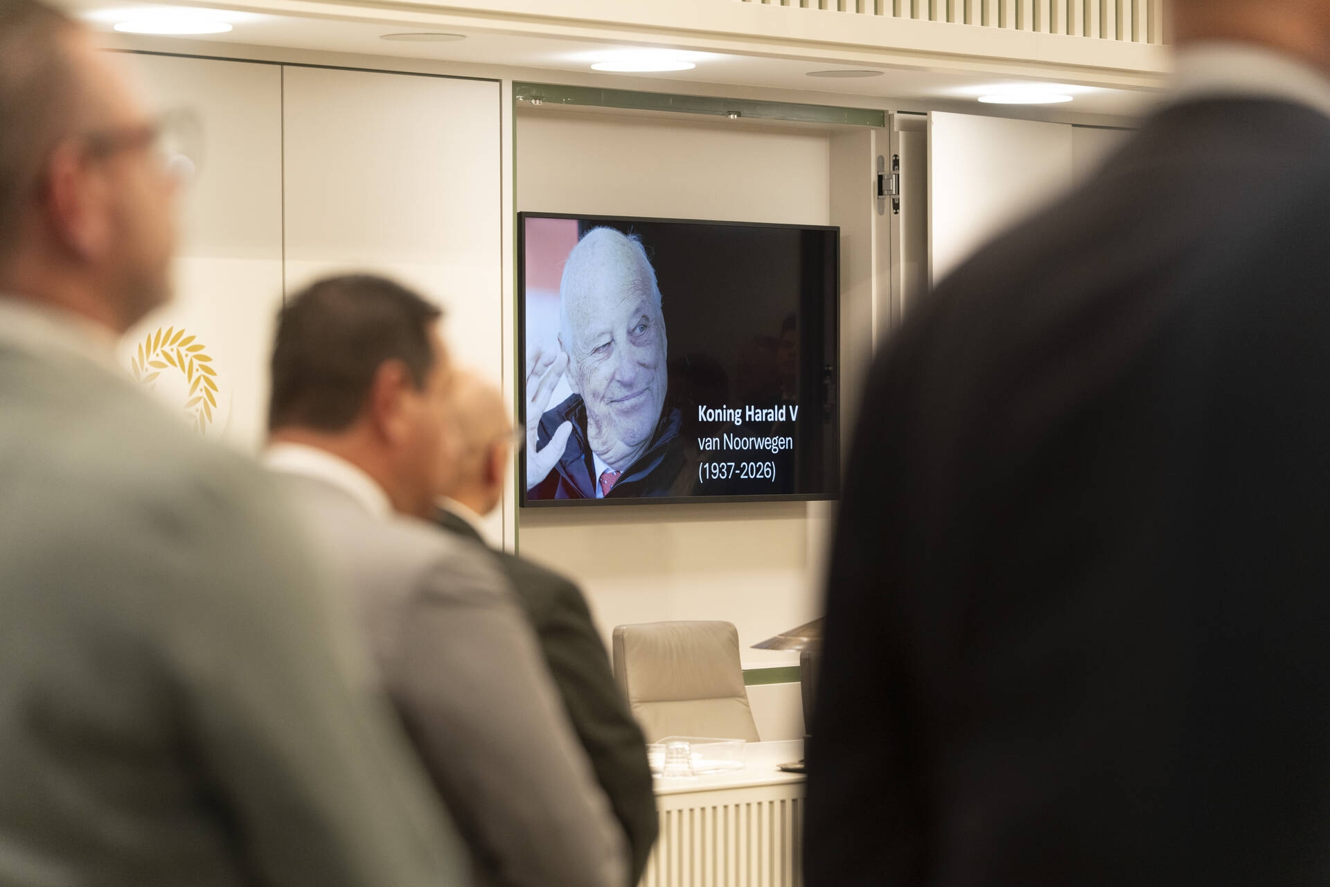 De herdenking in de Eerste Kamer