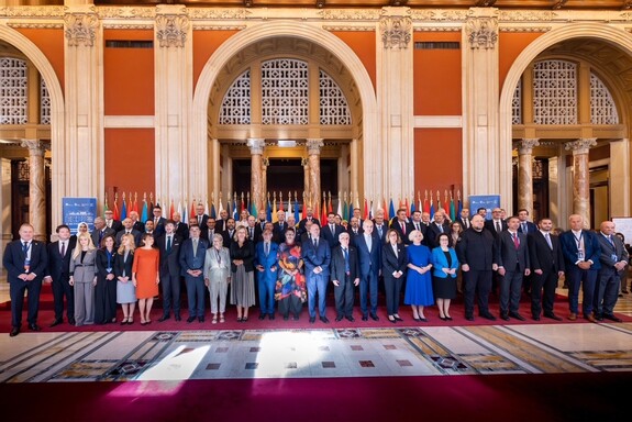 Groepsfoto conferentie Rome
