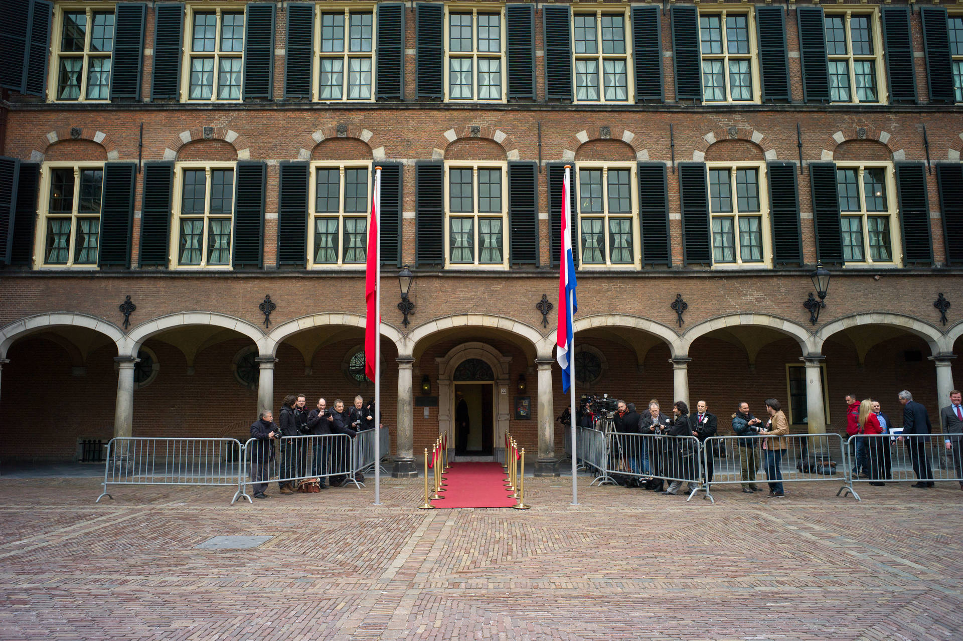 Entree Eerste Kamer met rode loper