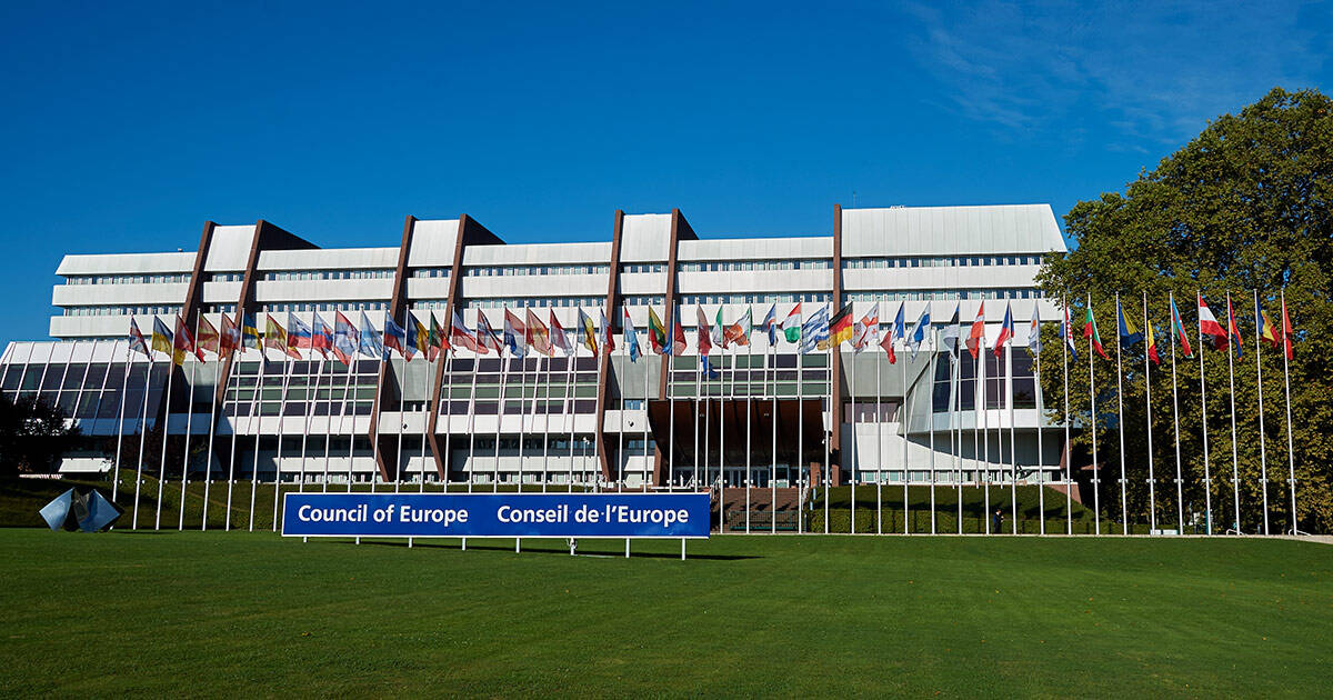 Gebouw van de Raad van Europa in Straatsburg