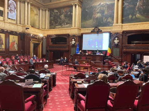 Beneluxparlement bijeen in Belgische Senaat