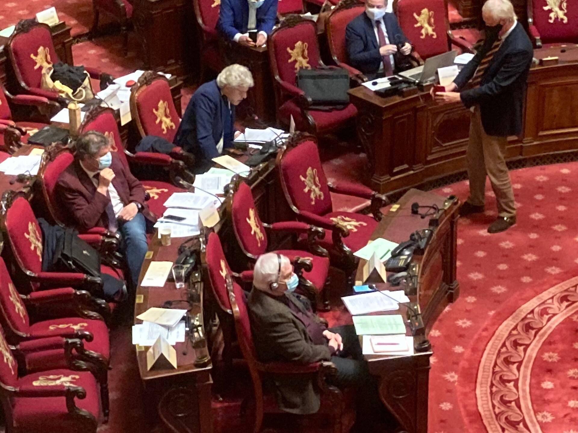 Beneluxparlement bijeen in Belgische Senaat