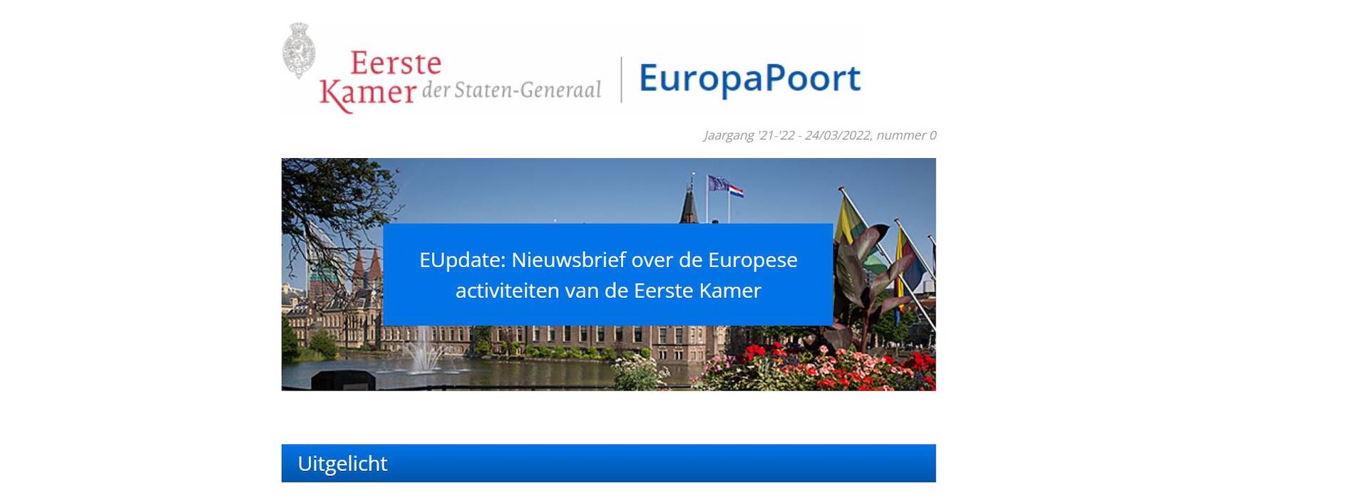 EUpdate nieuwsbrief