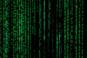 Lijnen code op een computerscherm