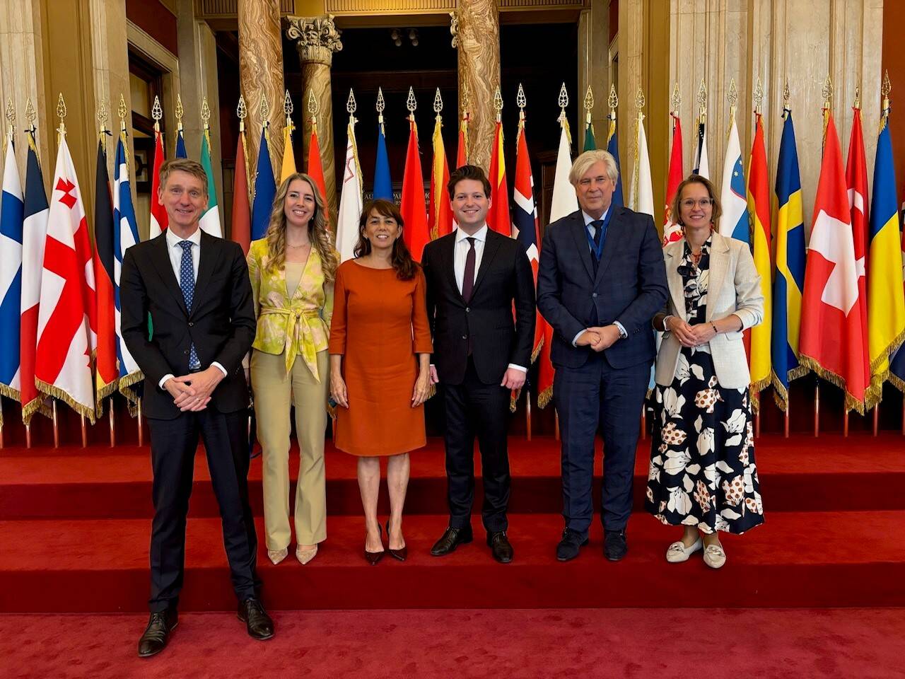 De Nederlandse delegatie